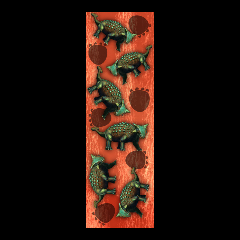 Dinosaur Ankylosaurus Pen Wrap Urban Hoodie by Artiststas | Teevron