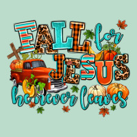 Fall For Jesus He Never Leaves Premium Hoodie | Teevron