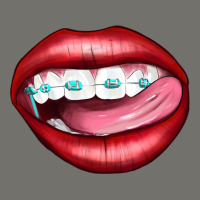 Lips Dental Braces Premium Hoodie | Teevron