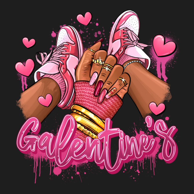 Galentines Afro Girl Sneakers Heavyweight Hoodie by RanaPortraitStore | Teevron