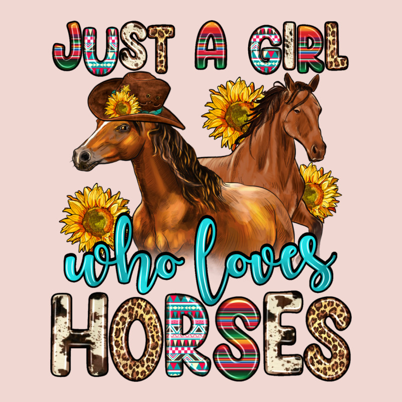 Just A Girl Who Loves Horses Premium Sweatshirt by Zillion Design Studio | Teevron