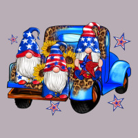 American Flag Gnomes Truck Sunflowers Star Leopard Vintage Tee | Teevron