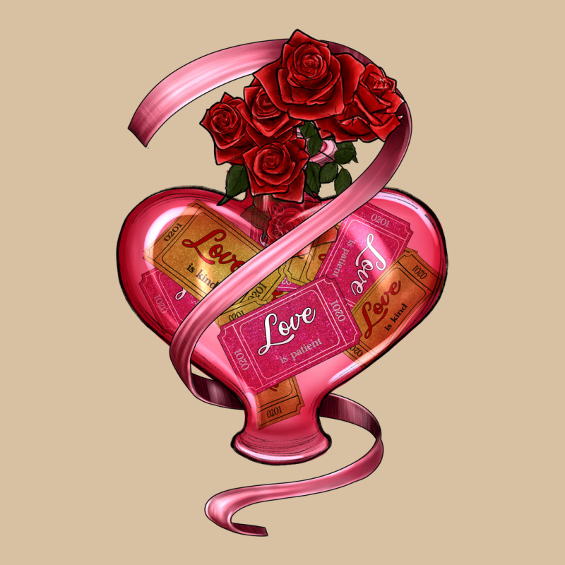 Heart Glass Vase Love Tickets With Rose Heavyweight Hoodie by RanaPortraitStore | Teevron