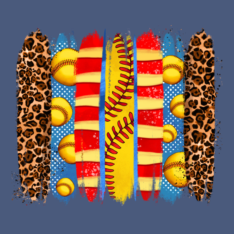 Softball  Brushstrokes Vintage Hoodie by AdoDesignShop | Teevron
