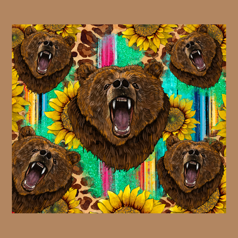 Bear Tumbler Long Sleeve Tee by BarkalooDesign | Teevron