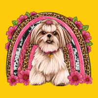 Shih Tzu Floral Rainbow Premium Hoodie | Teevron