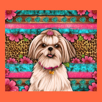 Shih Tzu Floral Tumbler Premium Hoodie | Teevron