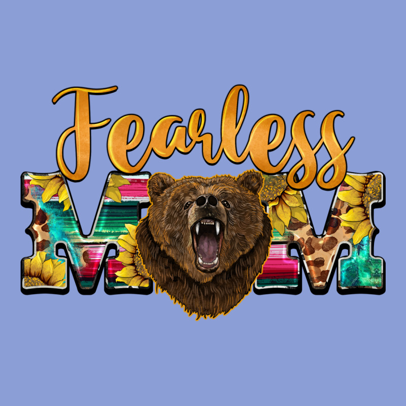 Fearless Mom Bear Long Sleeve Tee by BarkalooDesign | Teevron