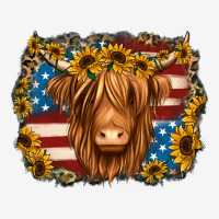 4th Of July Shaggy Cow Urban Hoodie | Teevron