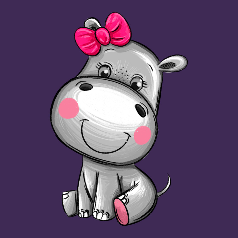 Cute Hippopotamus Premium Hoodie by AdoDesignShop | Teevron