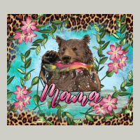 Mama Bear Haunting Fish Floral Heavyweight Hoodie | Teevron