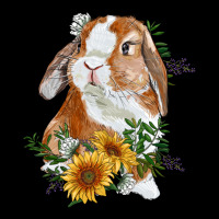 Bunny With Sunflowers Premium Sweatshirt | Teevron