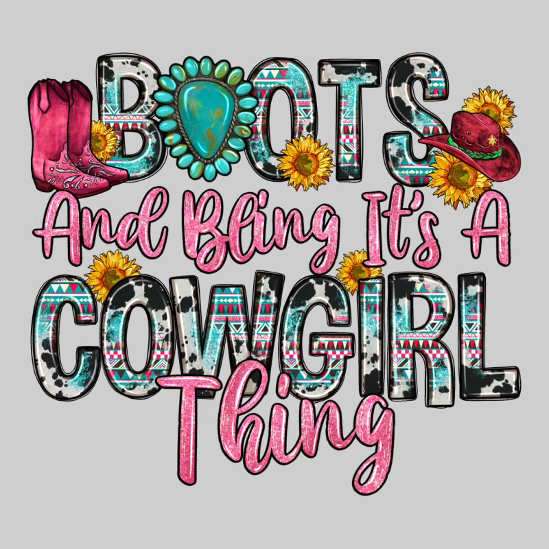 Boots And Bling It S A Cowgirl Thing Premium Sweatshirt by Zillion Design Studio | Teevron