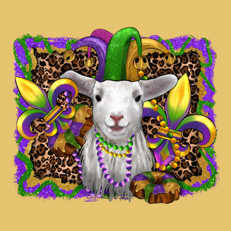 Mardi Gras Baby Sheep King Cake Fleur De Lis Premium Sweatshirt by RanaPortraitStore | Teevron