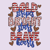 Bold Stripes Bright Stars Brave Hearts Premium Hoodie | Teevron