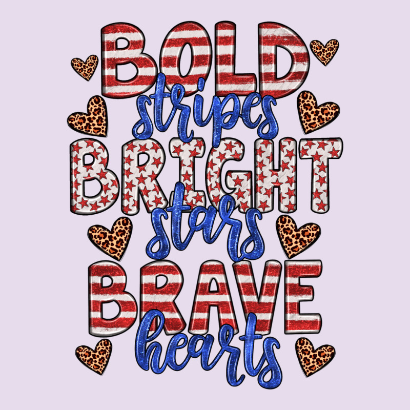 Bold Stripes Bright Stars Brave Hearts Premium Hoodie by JahusDesignShop | Teevron