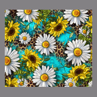Western Daisy And Sunflower Heavyweight Hoodie | Teevron
