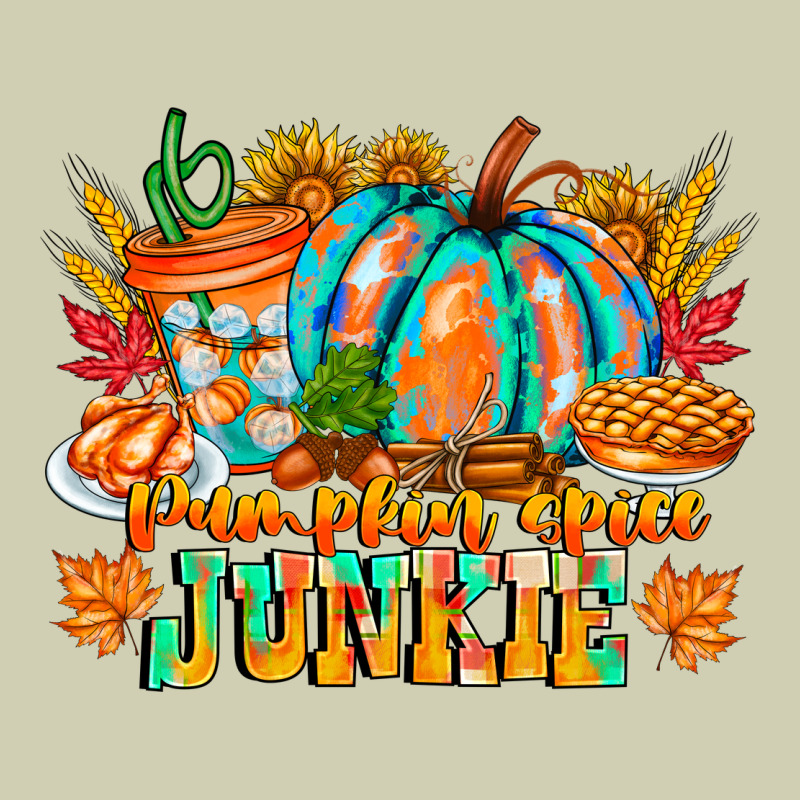 Pumpkin Spice Junkie Heavy Core Tee by CowhideDigitalArt | Teevron
