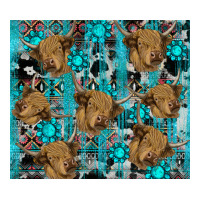 western aztec highland cow | Teevron