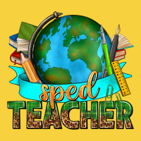 Sped Teacher With Earth Globe Premium Sweatshirt | Teevron