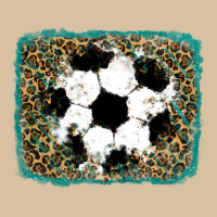 Glitter Soccer Leopard Heavyweight Hoodie | Teevron