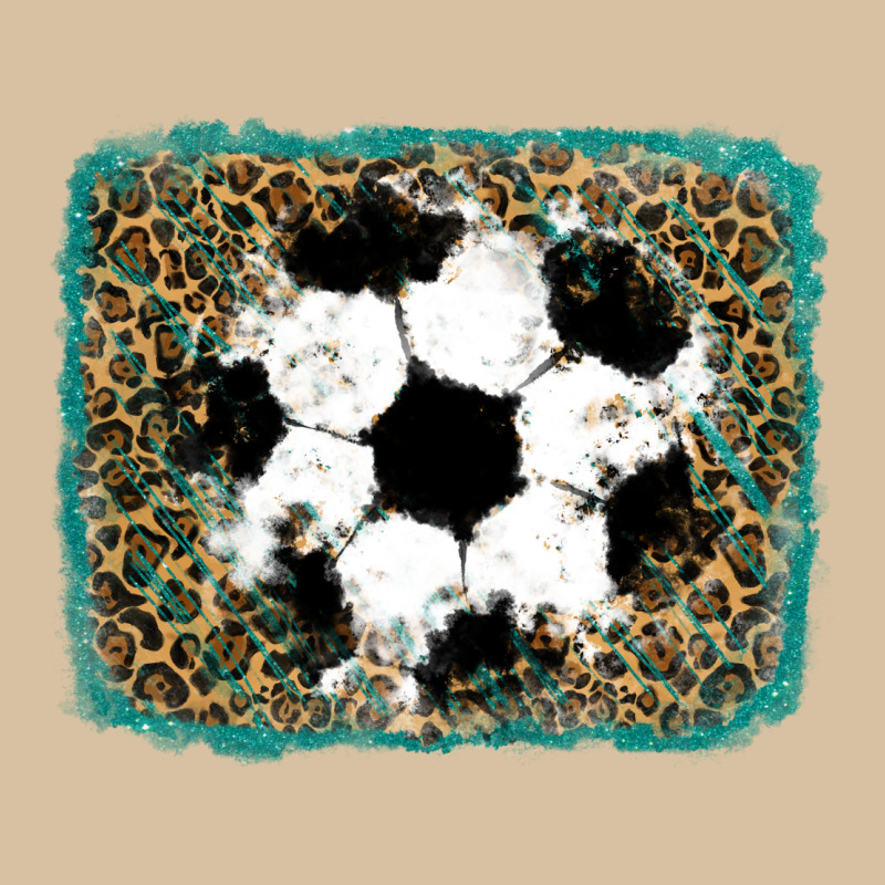 Glitter Soccer Leopard Heavyweight Hoodie by RanaPortraitStore | Teevron