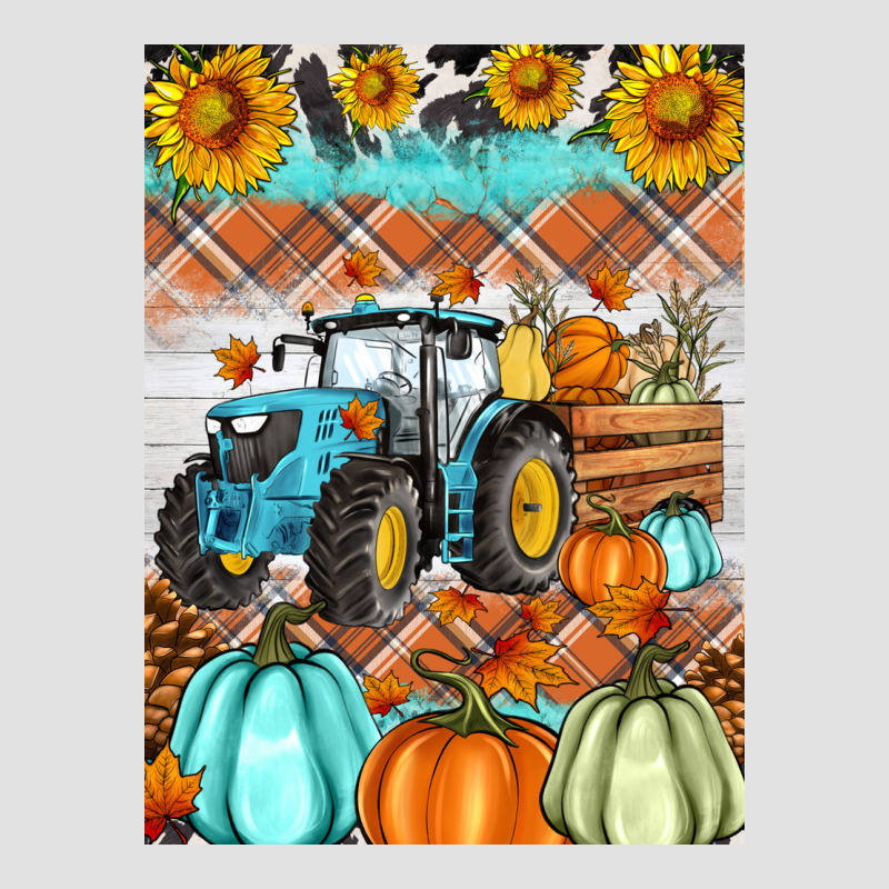 Fall Farm Tractor Air Freshener Premium Hoodie by Artiststas | Teevron