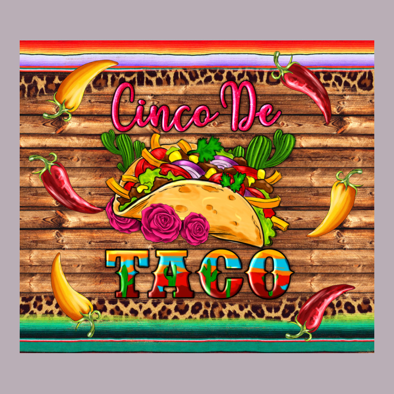 Cinco De Taco Paper Serape Leopard Wooden Vintage Tee by Artiststas | Teevron