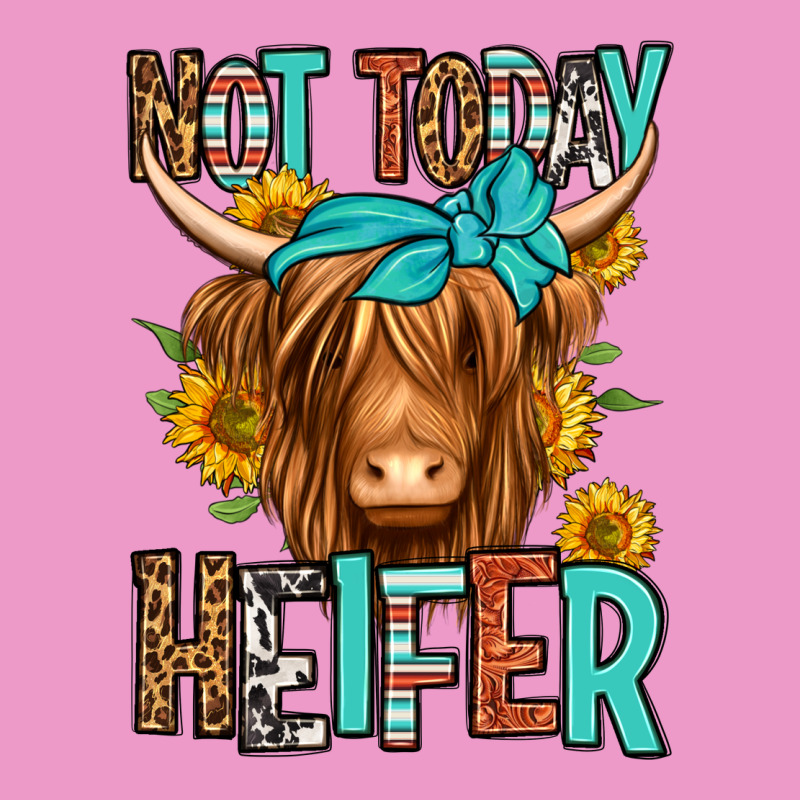 Not Today Heifer Long Haired Cow Urban Hoodie by Jasminsmagicworld | Teevron