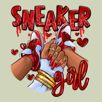 Red Sneaker Girl Afro Woman Heavyweight Hoodie | Teevron