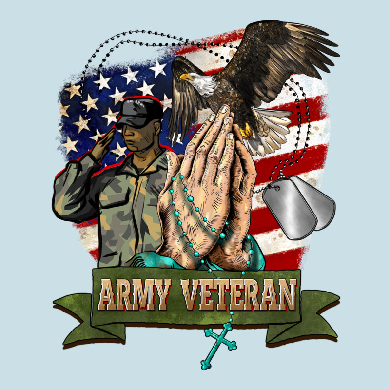 Army Veteran  Pray Ladies Tee by BarkalooDesign | Teevron