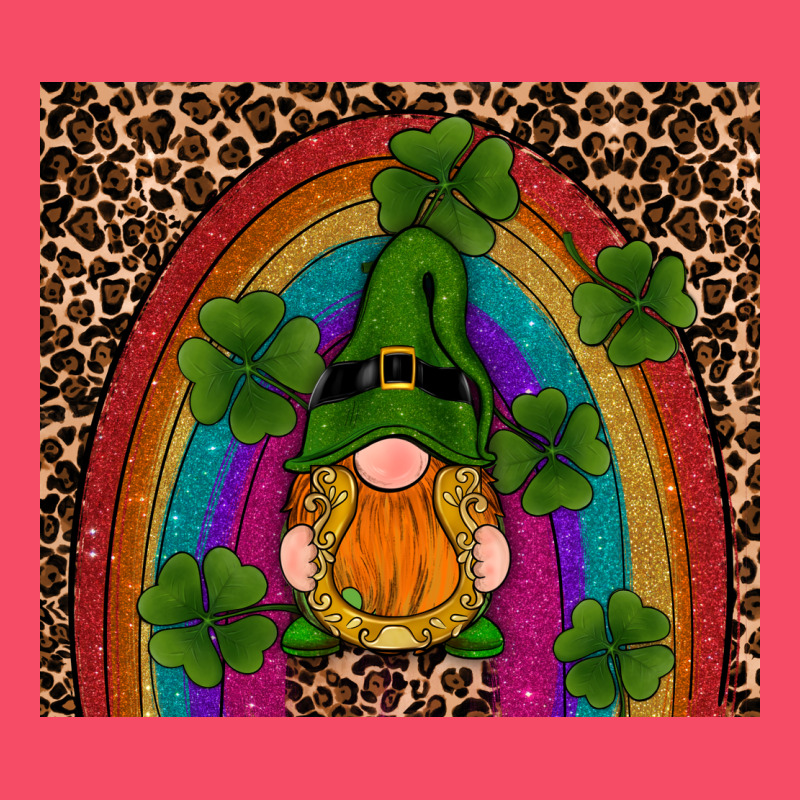 St Patricks Day Gnomes Shamrock Rainwow Premium Sweatshirt by RanaPortraitStore | Teevron