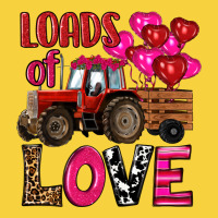 Valentine's Day Loads Of Love Tractor With Pin Heart Balloons Premium Sweatshirt | Teevron