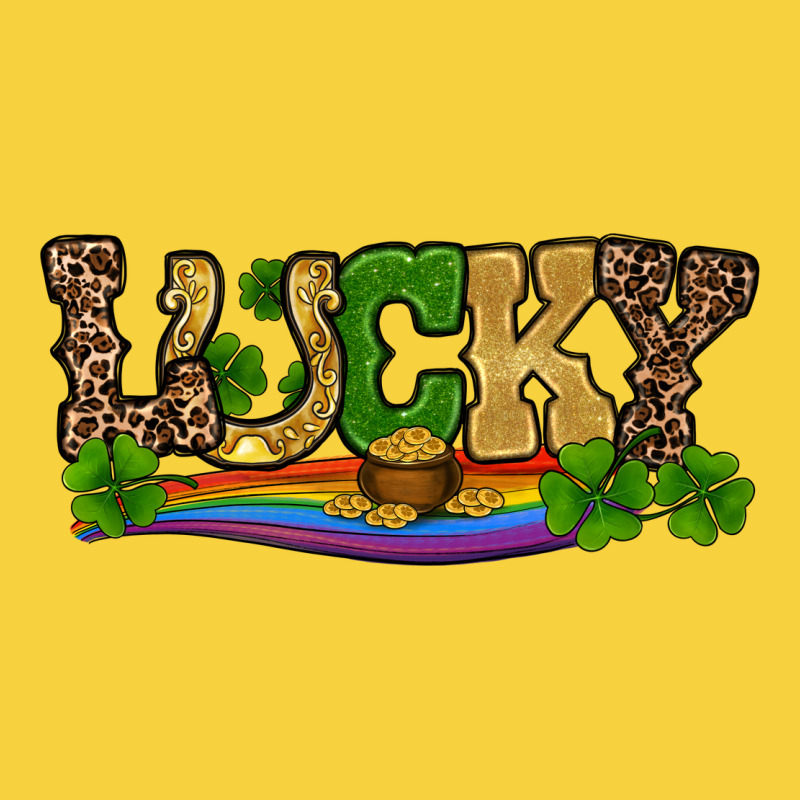 St Patricks Shamrock Gold With Rainbow Premium Sweatshirt by RanaPortraitStore | Teevron
