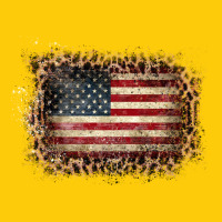 Old Leopard American Flag Frame Premium Hoodie | Teevron