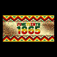 Juneteenth 1865 Leopard Licence Plate Template Urban Hoodie | Teevron