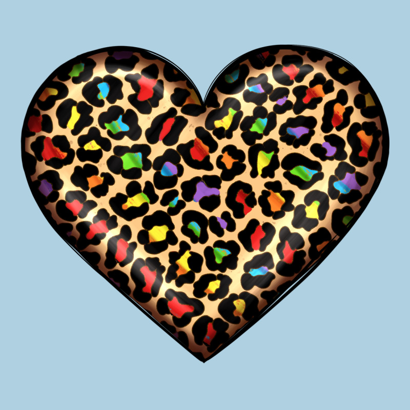 Pride Leopard Heart Premium Hoodie by JahusDesignShop | Teevron
