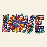 Love Sunflower Usa Flag Leopard Vintage Tee | Teevron