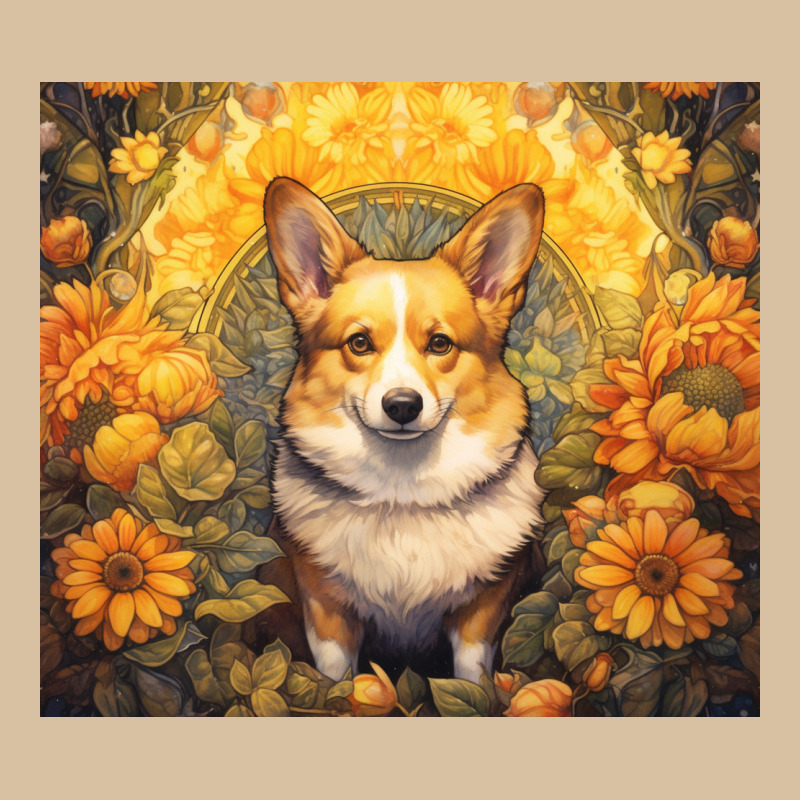 Pembroke Welsh Corgi Heavyweight Hoodie by Unal Design | Teevron