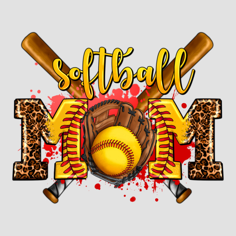 Softball Mom Premium Hoodie by AdoDesignShop | Teevron