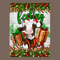 Christmas Feeling Jolly Cow Premium Hoodie | Teevron