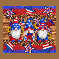 American Flag Gnomes Star Leopard Glitter Tumbler Vintage Tee | Teevron