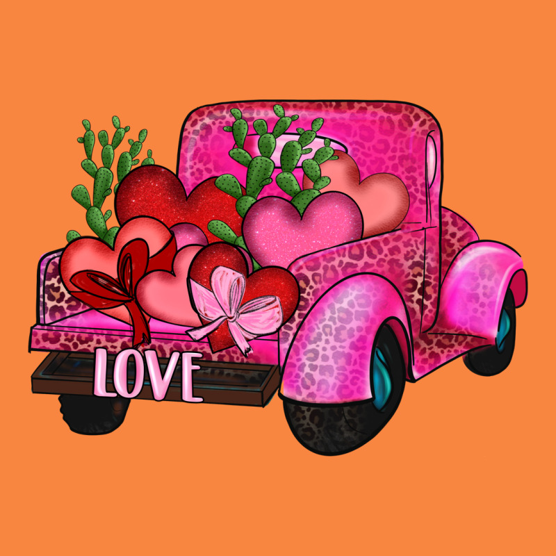 Valentine's Day Heart Cactus Truck Premium Sweatshirt by RanaPortraitStore | Teevron