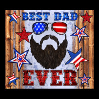 Best Dad Ever American Flag Urban Heavy Tee | Teevron