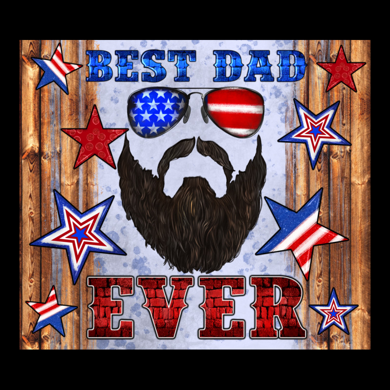 Best Dad Ever American Flag Urban Heavy Tee by Artiststas | Teevron