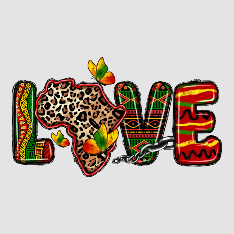 Love Africa Map Premium Sweatshirt by Zillion Design Studio | Teevron