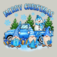 Merry Christmas Snowman Gnomes Truck Heavyweight Hoodie | Teevron