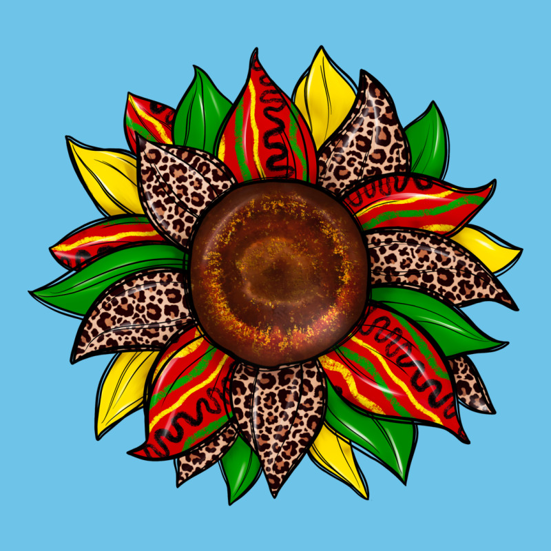 Juneteenth Leopard Sunflower Premium Sweatshirt by Zillion Design Studio | Teevron