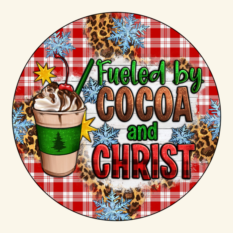 Christmas Fueled By Cocoa And Christ Ornament Premium Hoodie by Artiststas | Teevron
