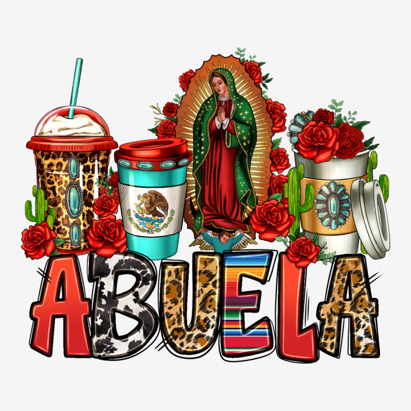Lady Of Guadalupe Abuela Coffee Cups Urban Hoodie by Jasminsmagicworld | Teevron